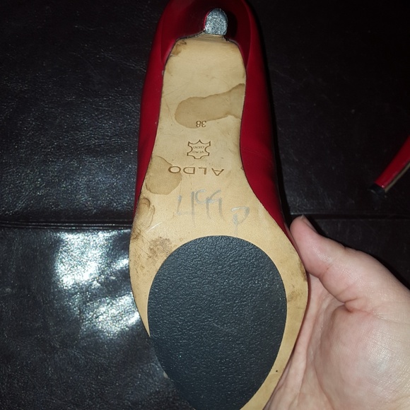 Patent Red Heels - Picture 3 of 3